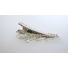Small silver gold metal daisy flower alligator hair clip for fine thin hair (Primary color: Gold)