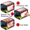 Tummy Time Floor Mirror with Teethers, Double-Sided Baby Mirror Black and White High Contrast Baby Toys for Babies, Baby Montessori Toys Crawling Developmental Newborn Infant Sensory Toys (A-Mirror)