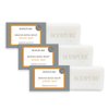 Bodipure 3 Pack of Natural Refreshing & Cooling Mint Sport Exfoliating Bar Soap - Deodorizing Cleanser for Face and Body (4 oz. each)