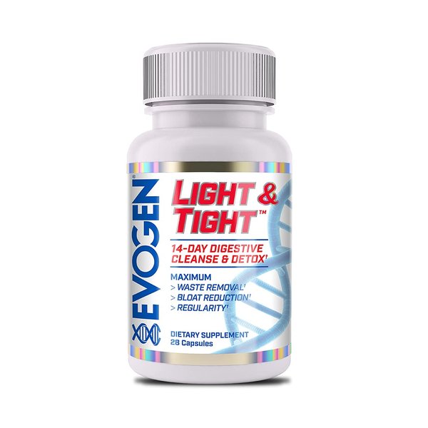 Evogen Light & Tight | 14 Day Extra Strength Cleanse & Detox | Flush Toxins, Increase Immune Health, Boost Energy​ & Improves Nutrient Absorption, Prebiotics