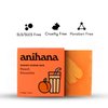 ANIHANA Sugar Scrub Soap Bar with Coconut Oil, Moisturizing, Gentle, Exfoliating Body Scrub, Refreshing Peach Smoothie Scent, 3.6 Oz