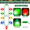 Blowata 10PCS Christmas Light up Headbands LED Xmas Bulb Necklaces Set, 5 Cute Cartoon Design Headbands and New Year Eve Xmas Necklace for Christmas Holiday Party Favors Accessories, Christmas Gifts