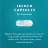 PureCaps USA - Empty Vegetarian Vegan Pullulan Pill Capsules Size 00, 100 Empty Joined Pullulan Pills, Clear, Non-GMO Certified, SLS Free, Gluten Free, Preservative Free Pill Capsules Empty