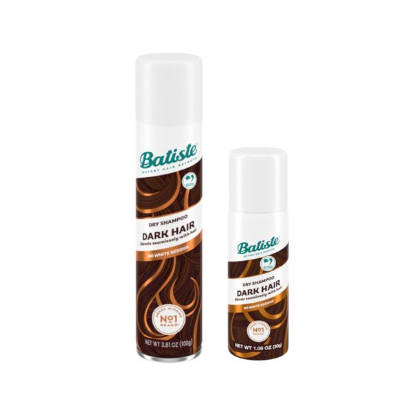 Batiste Dry Shampoo Dark Hair, 3.81 oz. + Mini 1.06 fl. oz.