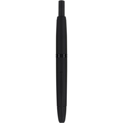 PILOT Vanishing Point Collection Refillable & Retractable Fountain Pen, Matte Black Barrel, Blue Ink, Fine Nib (60580)