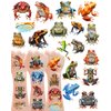 Frog Temporary Tattoos, 188 PCS 20 Sheets, Hypoallergenic, Hyper-Realistic Design, Frog Party Favors and Frog Themed Gifts, Leap Frogs Enthusiasts