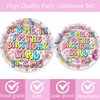 80 Pcs Its Me Hi Im The Birthday Girl Its Me Party Supplies Tableware Music Birthday Decorations includes Paper Dinner Plates Napkins Forks Dinnerware for In My Birthday Era Birthday Party Favors