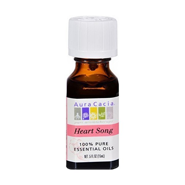 AURA CACIA ESSENTIAL OIL,HEARTSONG, .5 FZ