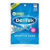 Dentek Floss Picks Comfort Clean Sensitive Gums Floss Picks, Soft & Silky Ribbon, 150 ct (Pack of 1)