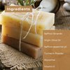 SHE MADE Moisturizing Saffron Turmeric Soap Bar (100g) | Bath Soap for Luxurious Natural Cleansing for All Skin Types - Made with Anti Ageing Properties