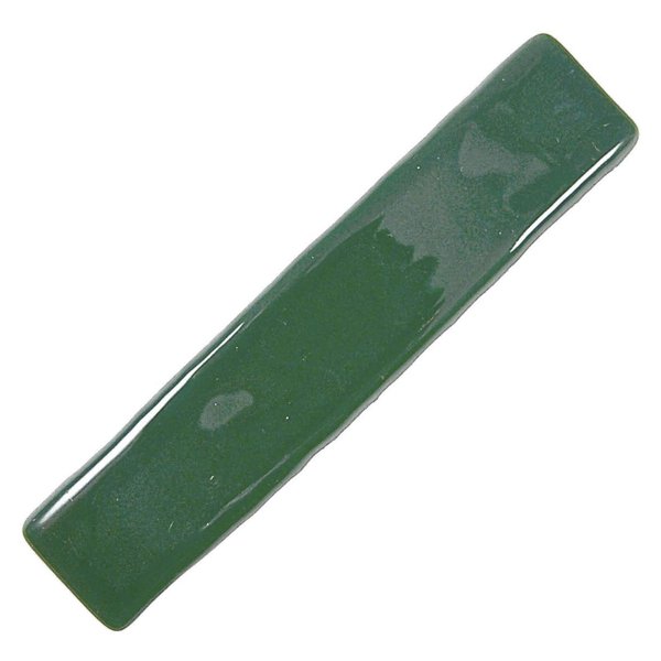 Stained Glass Barrette - Small 2.5" 65mm - Jade Green Moss Forrest Green Slide Clip Hair Accessories