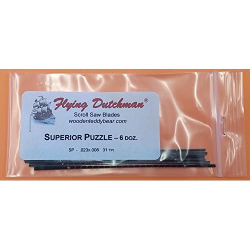 Flying Dutchman Superior Puzzle Six Dozen Scroll Saw Blade Pack