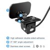 Naponal Dash Cam Rear Camera Mount(2 PCS), Universal Rear View Camera Rear Window Mount, Mirror Camera Rear Windshield Backup Camera Bracket, Car Dashcam Reverse Camera Holder, Easy to Install.
