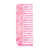 Rizos Curls Wide Tooth Styling Comb, Shower Comb for Detangling, Parting & Styling Comb, Gentle Comb for all Hair Textures, Pink