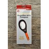 SE Dual-Power 1.5x and 6x Handheld Magnifier with Compass - MD3538