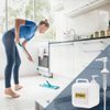 4 Pack Gallon Jug Pump Dispenser 38-400 White Pump for Gallon Jug Dispensing - 7cc Lotion Gallon Shampoo Pump Top Replacement, Fits 1 Gallon Bottle 64oz 128oz Hand Sanitizer Containers, Free Labels