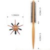 SUNBIRD Small Round Brush,Mini Plastic Nylon Hair Brush, Light And Convenient,1.2 inch ，Volume,Styling,Curling & Curly,Wavy,Thick,or Thin Hair on Men & Women