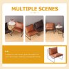 Toddmomy 2pcs Miniature Dollhouse Chair Leather Lazy Sofas Chairs Vintage Backrest Chair Mini Dollhouse Couch Doll Chair for Hamster Dollhouse Furniture Accessories