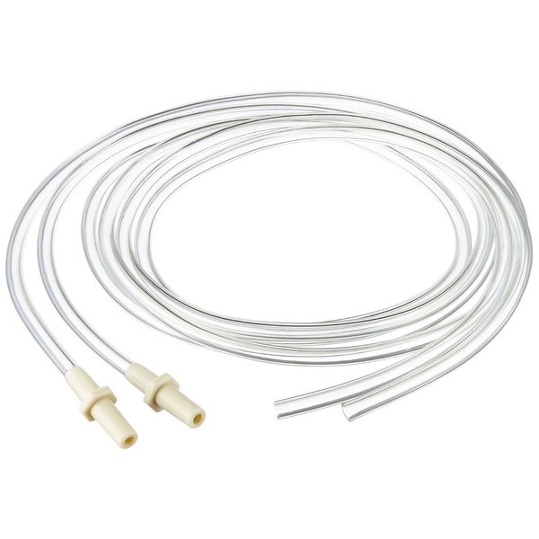 Replacement Tubing (1 Retail Pack of 2 Tubes) Compatible with Medela Pump in Style and New Pump in Style Advanced Breast Pump - 100% BPA Free (One Pack)