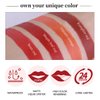 Qifylmaf 4 Colors Lipstick, Mate Velvet Lipstick, Long Lasting & Waterproof Natural Tube Red Lip Gloss Ingredients & Non-Sticky Lip Tint