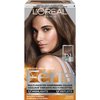 L'Oreal Paris Feria Multi-Faceted Shimmering Permanent Hair Color, T53 Moonlit Tortoise (Cool Medium Brown), Pack of 1, Hair Dye