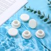 6 Pcs Rubber Sink Overflow Plug Caps Covers, Sinks Overflow Drain Cover Bathroom Kitchen Sink Hole Cover Reusable Round Spillover Caps Drain Insert Plug for Basin Decoration