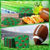 100 Sheets Football Soccer Napkins Neon Napkins 9.8 x 9.8 Inches Disposable Paper Napkins Football Soccer Neon glow Birthday Party Supplies (Football)