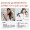 SYLPH Mini Travel Hair Dryer: 0.55lb Lightweight, Intelligent Mode No Heat Damage, 110,000 RPM High-Speed Fast Drying, 2 Million Ions, Safe Low Watt, Portable Blow Dryer for Hotel, Home, Gym, RV Use