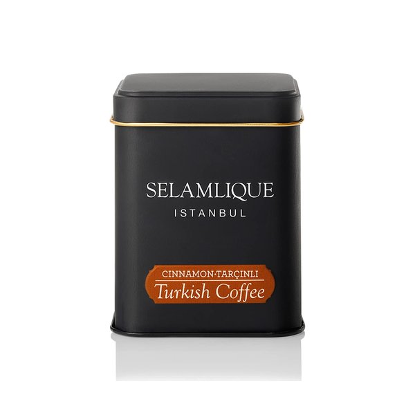 Selamlique's Authentic Turkish coffee with Cinnamon 4.40 oz ultra fine ground coffee (Cinnamon)
