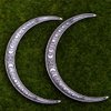 LANGHONG 2PCS Moon Crescent Hairpin For Women Retro Moon Hair Stick Forks Knot Hair Styling Pins (ZNAS)