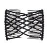 LOVEF Women Magic Hair Comb Bead Stretchy Hair Combs Double Slide Metal multifunctional Comb Clip Hairpins For women-4pcs