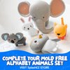 SplashEZ Mold Free Bath Toys for Babies & Toddlers, Animal No Hole Bath Toys, No Mold for Tub, Beach, Pool, BPA-Free, Dishwasher-Safe, Infant Bath Toys No Holes 0 1 3 6 12 18 Months