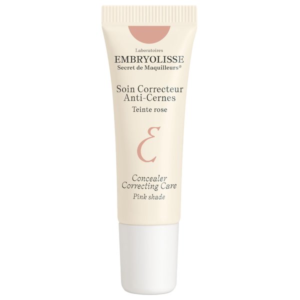 Embryolisse Makeup Concealer & Skincare. Instantly Conceals Dark Circles & Puffiness and Unifies the Skin Tone. With Vitamin B3 & E and Anti-aging Active Ingredients, 0.27 fl.oz. - Pink Shade