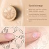 Mushroom Head Air Cushion CC Cream Foundation, Beauty Cream Exo Too BB Cream, Moisturizing, Long Lasting, Matte Concealer, Light Weight, WaterProof Liquid Foundation with 2PCS Mushroom Head
