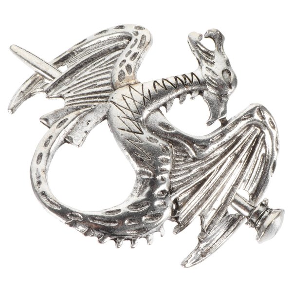 FOMIYES Hair Clip with Stick Viking Hair Clips Metal Hair Slide Clip Hairpins Hair Accessories for Women Girls Dragon