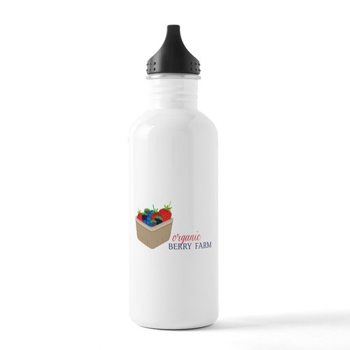 CafePress Organic Berry Farm Water Bottle 1.0L (34 oz) Stainless Steel Water Bottle