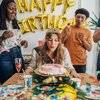 Semato 40th Birthday Sash & Rhinestone 40th Birthday Crown Kit- Happy 40th Birthday Gifts Women 40th birthday decorations women (black)