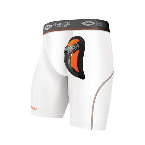 Shock Doctor Boy's Ultra Pro Compression Shorts Supporter with Ultra Cup Protector, Moisture-Wicking Fabric and Multi-Layer Protection, Youth Size