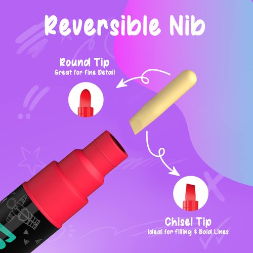 Lenski Chalk Markers, 16 Chalkboard Markers, Washable Markers, Easter Egg Decorating Kit, Liquid Chalk Markers for Glass, Chalk Markers for Chalkboards Windows Menu, School Supplies Accessories