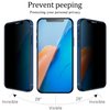 KAREEN 2 Pack Privacy Screen Protector For iPhone 12, 12 Pro 6.1 Inch Anti Spy Tempered Glass, 9H Hardness, Easy to Install, Bubble Free