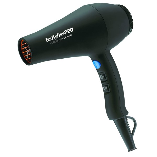 BaBylissPRO Porcelain Ceramic Carrera Professional Hair Dryer Professional Dryer Prepack, Corded electric