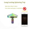 Colorful Metal Spinning Top Stainless Steel Precision Gyroscope Anti-Gravity Spinner Top Perfect Balance Desktop Toy, Unique Gift for Men/Adults