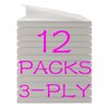Car Tissue Refills, Facial Tissues for Car Sun Visor, Napkin Refills for Auto Visor Tissue Holder, Ultra Soft Facial Tissue, 3-Ply, 30 Sheets Each Pack, 360 Sheets tissues refillable - 12 Packs