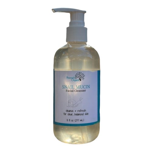 Snail Mucin Facial Cleanser | Deep Cleansing & Hydrating Formula for All Skin Types | Unclogs Pores, Boosts Collagen & Revitalizes Your Complexion | 8oz