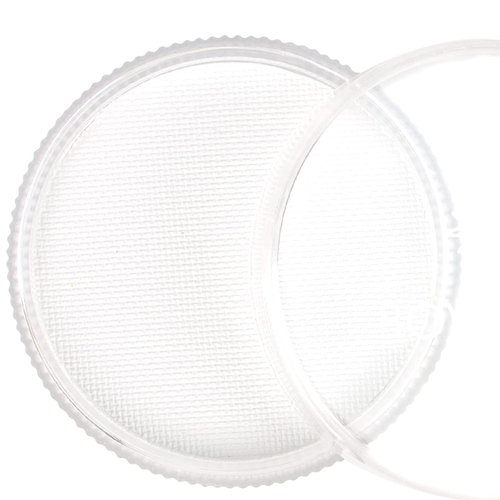 Bowitzki Professional Face Paint Body Paint Water Based Face painting Makeup Safe for Kids and Adults Split Cake Single Color 30g Halloween Christmas Party - White