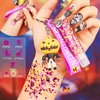 Body Glitter, Face Glitter Halloween Festival Hair Glitter Gel Orange Purple Face Paint Glitter Mermaid Makeup for Women Girls