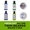 Twin Beards Sandalwood Beard Oil for Men | Beard Conditioner for Men | Essential Beard Care | Beard Softener for Men during Beard Growth | Beard Moisturizer | Mens Beard Oil Sandalwood | 8 oz