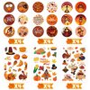Joy Bang 300 PCS Thanksgiving Stickers for Kids, 24 Sheets Happy Thanksgiving Stickers Turkey Stickers Fall Stickers for Children, Friends Giving Thanksgiving Party Supplies Favors Crafts Gifts