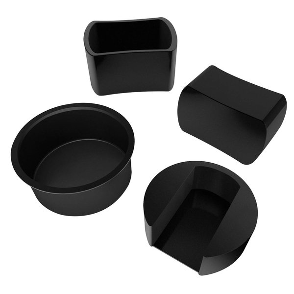 HERCOO Tailgate Hinge Pivot Bushing Insert Kit Compatible with Dodge Ram and F Series Trucks, Pack of 4