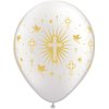 Religious Cross and Doves 11" Latex Balloons (Pack Of10)